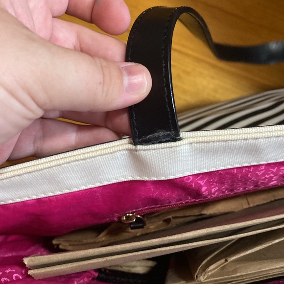 Kate Spade stripe/bow tote bag - Picture 5 of 8